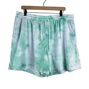 NWT! Nike Women's Mint Green Tie-Dye Athletic Shorts